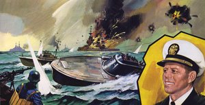 Lykken var på løjtnant John Kennedys side i 1943 af English School